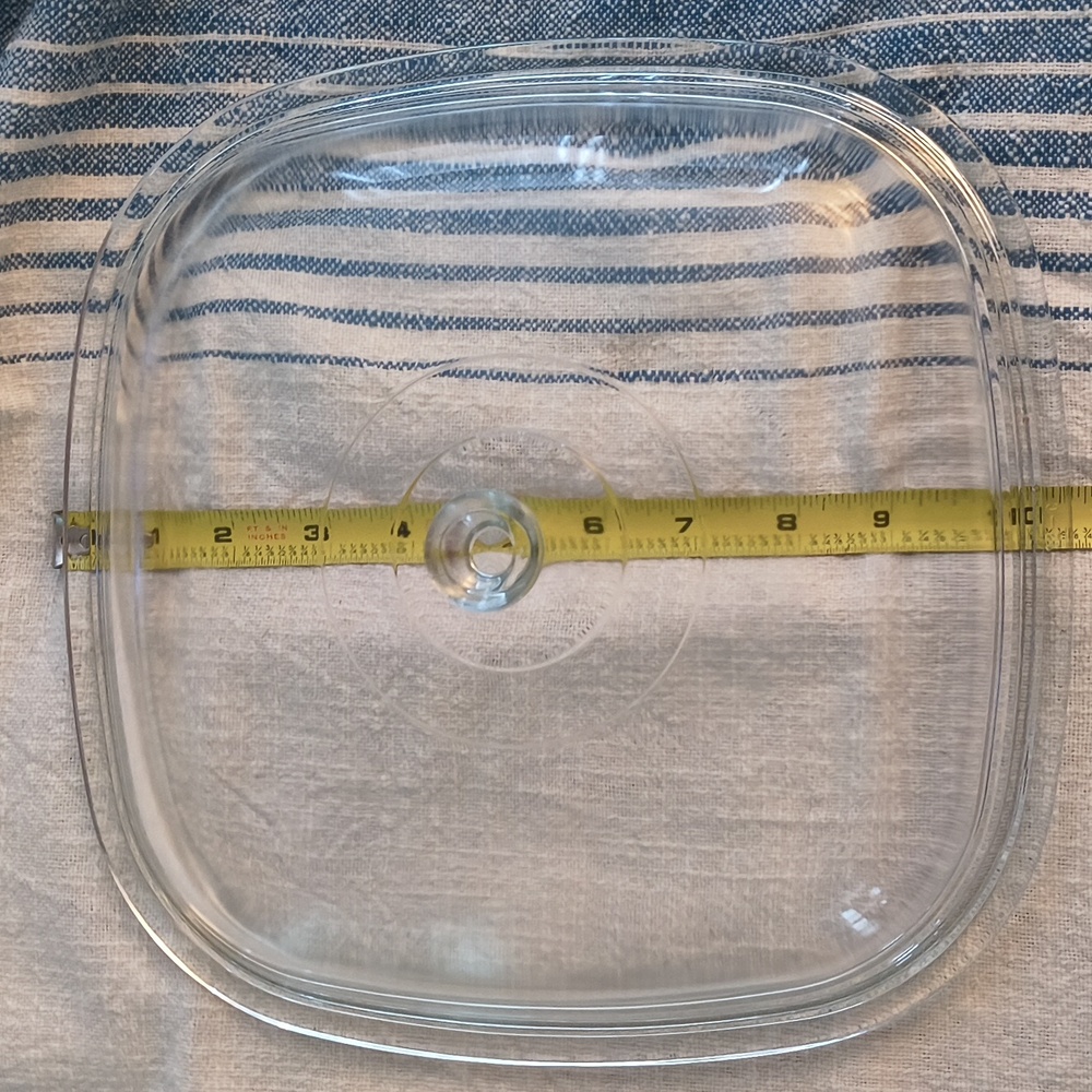 Pyrex Corningware Glass Square Lid - Picture 6 of 6